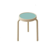 Stackable Round Wooden Stool