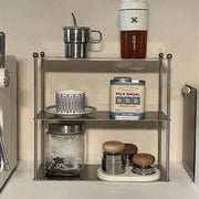 Stainless steel coffee cup storage rack