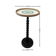 Bohemian Rattan Side Table