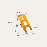 3-Step Household Ladder with Non-Slip Steps