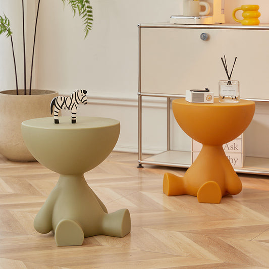 MOMO Sculptural Figure Tea Table | Ceramic Decorative Side Table - alternate view 3