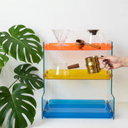 Acrylic Tiered Cup & Vanity Storage Rack