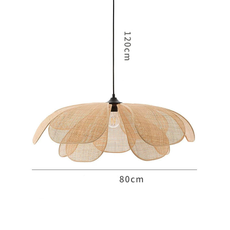 Vine Woven Petal Pendant Light-GQ16