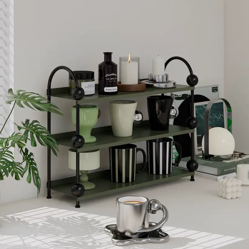 3-Tier Iron Countertop Organizer