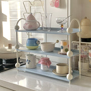 3-Tier Iron Countertop Organizer
