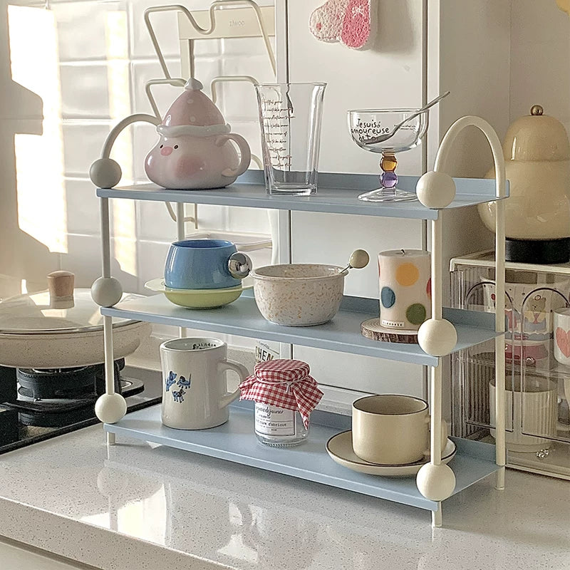 3-Tier Iron Countertop Organizer