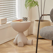 MOMO Sculptural Figure Tea Table | Ceramic Decorative Side Table