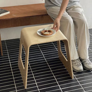 Curved Plywood Side Table