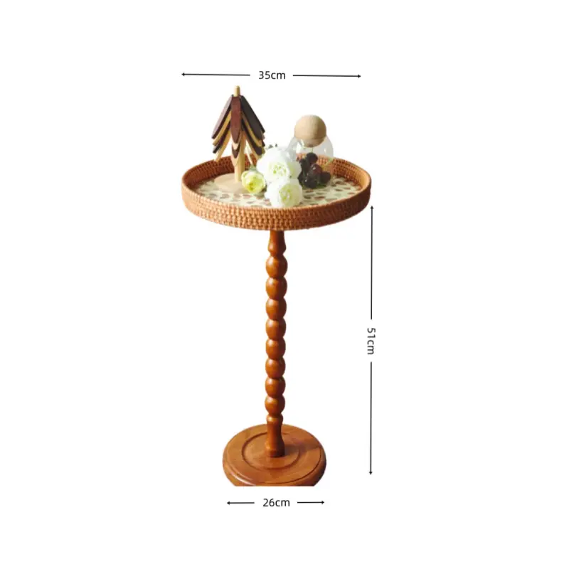 Bohemian Rattan Side Table