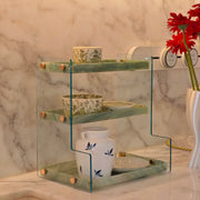 Acrylic Tiered Cup & Vanity Storage Rack