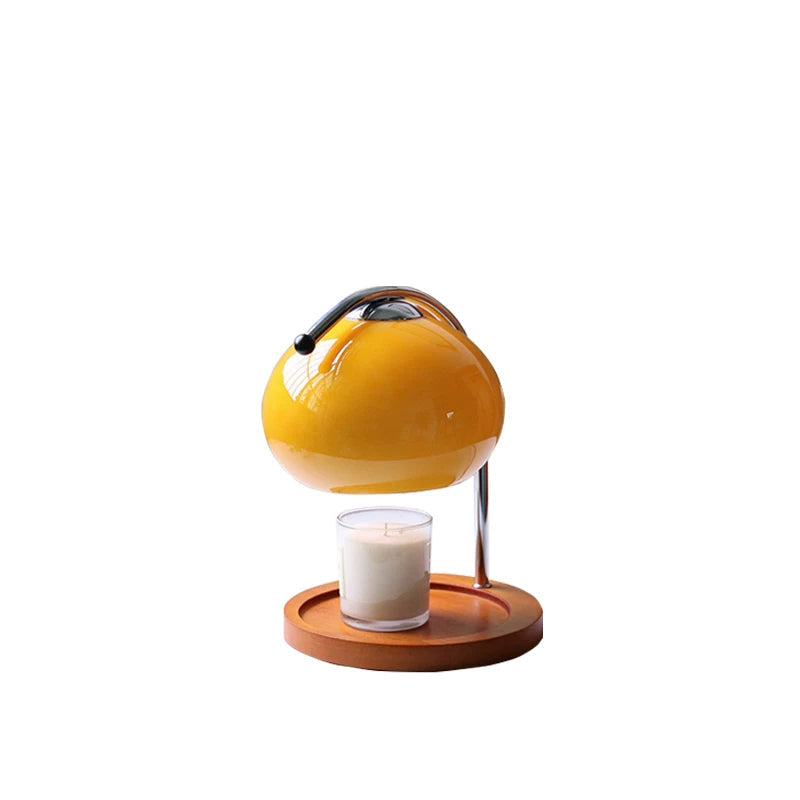 Vintage Solid Wood Wax Melt Lamp-GQ04