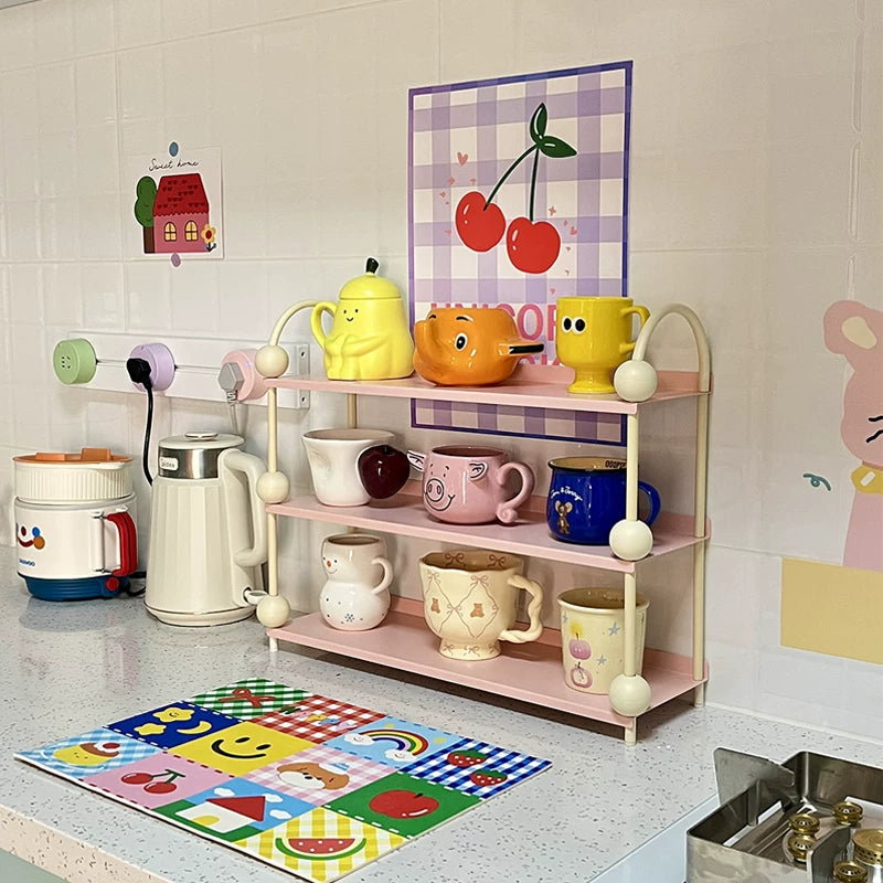 3-Tier Iron Countertop Organizer