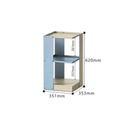 3-Tier Iron Snack Storage Cart with Wheels