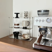 Stainless steel coffee cup storage rack