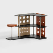 Wooden Corner Cup & Coffee Rack