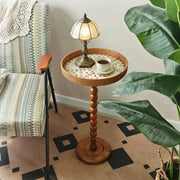 Bohemian Rattan Side Table
