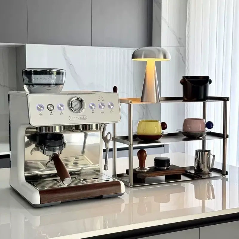 Stainless steel coffee cup storage rack