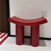 Curved Plastic Shoe-Changing Stool