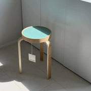 Stackable Round Wooden Stool