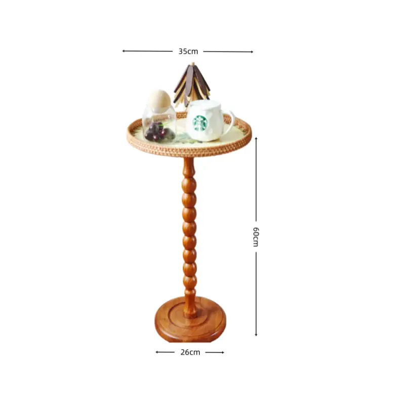 Bohemian Rattan Side Table