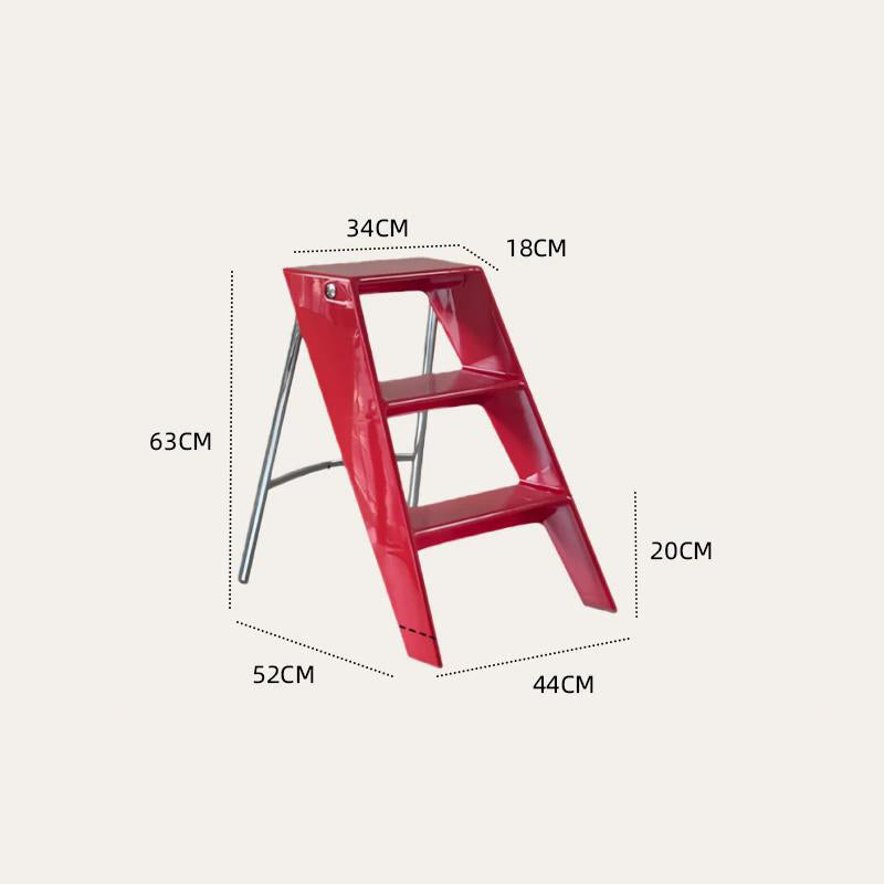 3-Step Household Ladder with Non-Slip Steps