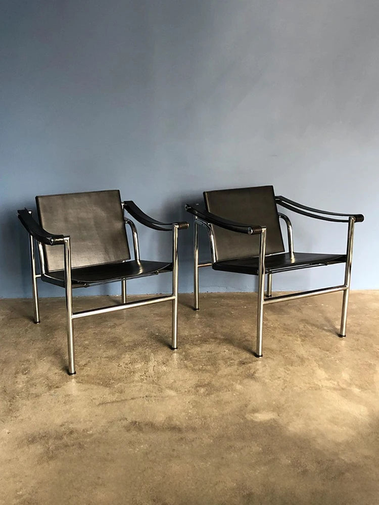 MOMO Nordic Medieval Bascuran Armchair Single Retro Office Bauhaus