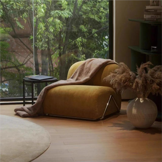 MOMO Modular Single Sofa | Designer Lounge Chair with Wave Base - alternate view 4