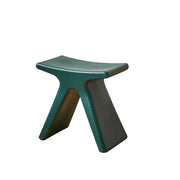 MOMO Low Stool | X-Form Sculptural Accent Stool | Multi-Color Molded Seat - alternate view 14