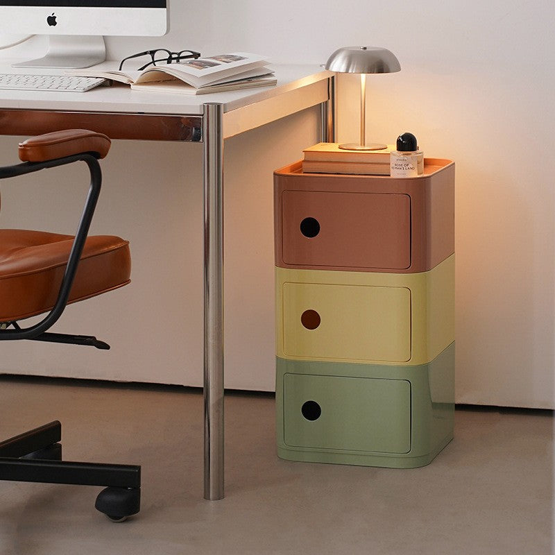 MOMO Storage Bedside Table | Modular Cube Nightstand | 2, 3 or 4 Tier Storage Cabinet - alternate view 4