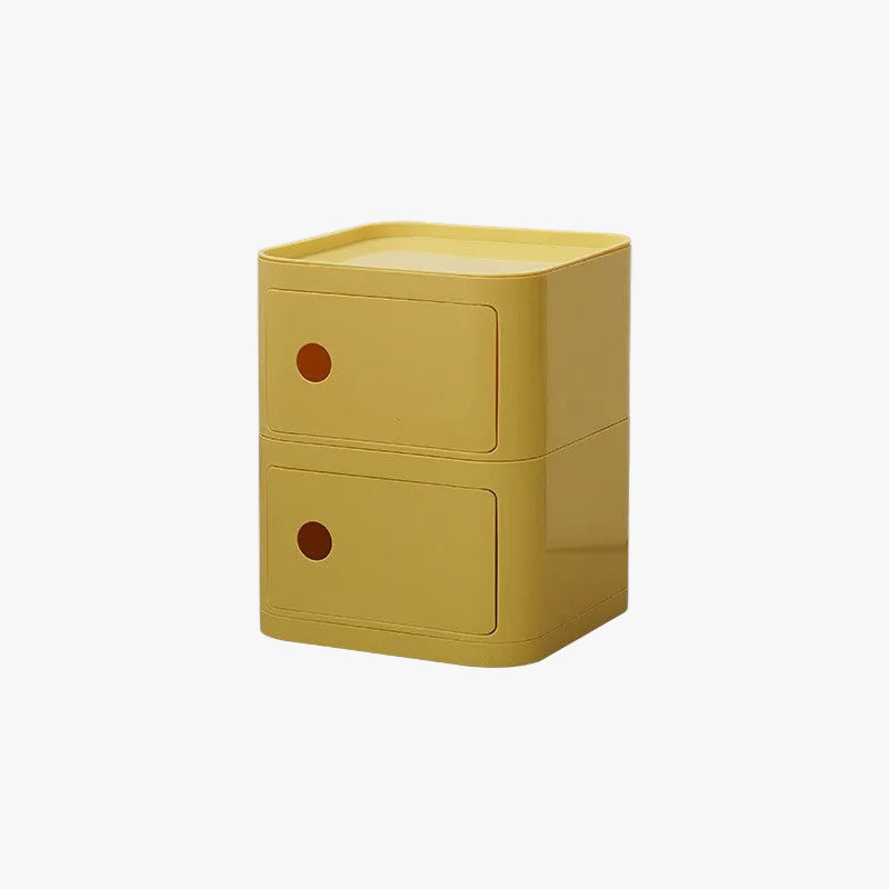 MOMO Storage Bedside Table | Modular Cube Nightstand | 2, 3 or 4 Tier Storage Cabinet - alternate view 2
