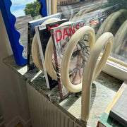 MOMO Metal Book Shelf | Spiral Coil Desktop Organizer | Multi-Color Book Stand - alternate view 3