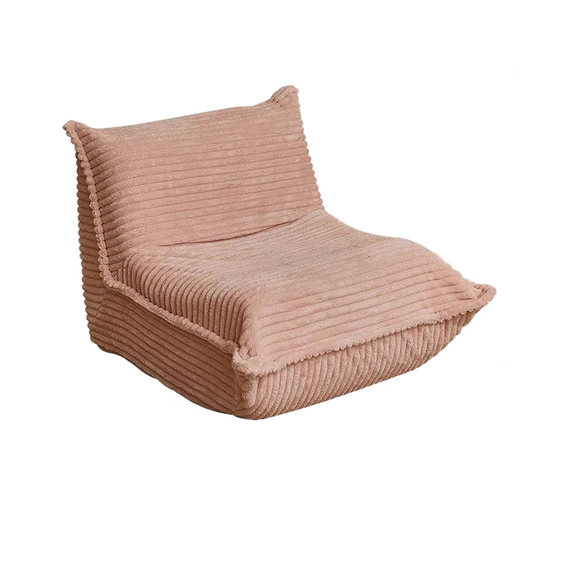 MOMO Caterpillar Sofa | Corduroy Floor Lounge Chair with Ottoman | Lazy Sofa Bed - alternate view 11