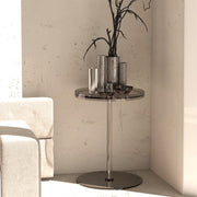MOMO Acrylic Bedside Table | Round Pedestal | 4 Colors - alternate view 4