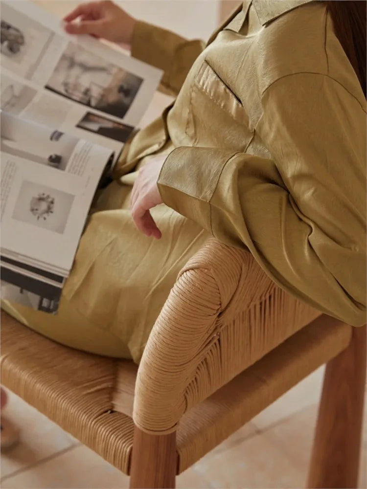 MOMO Vintage Solid Rattan Chair