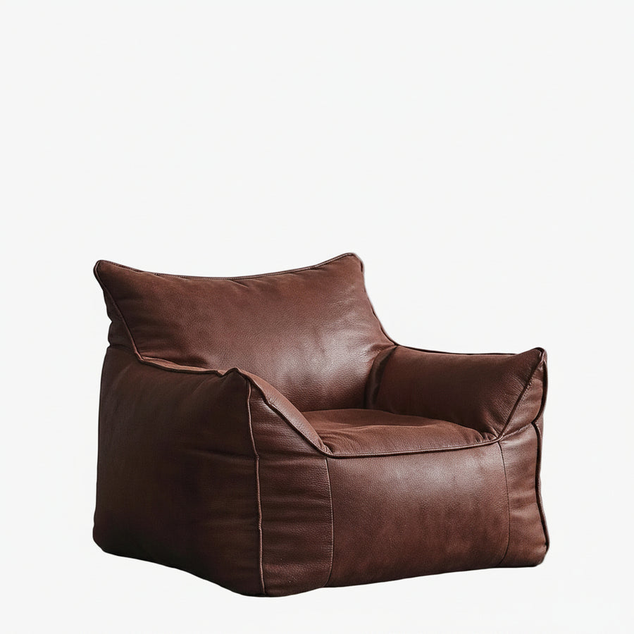 MOMO Bean Bag Single Sofa | Tatami Floor Sofa with Optional Ottoman - alternate view 2