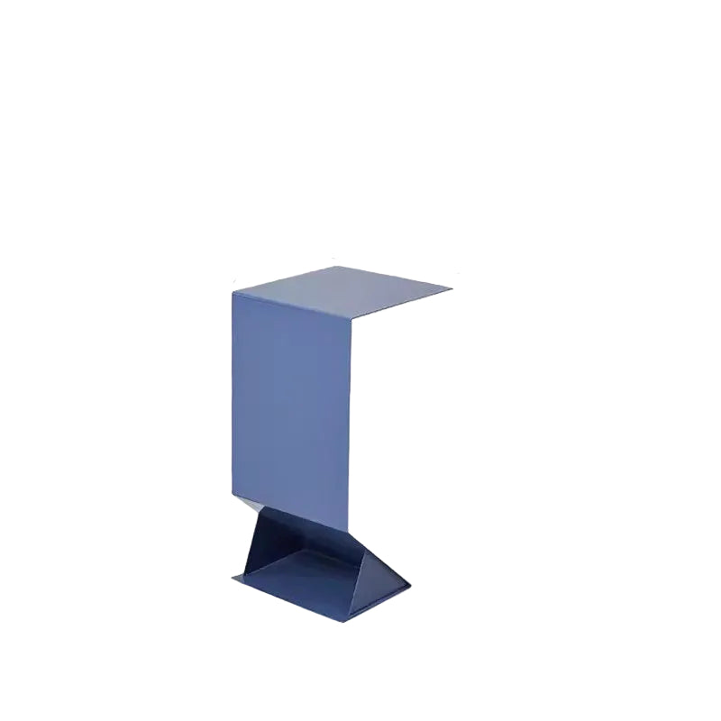 MOMO Z-Form Iron Side Table | Sculptural Accent Table for Living Room & Bedroom - alternate view 10