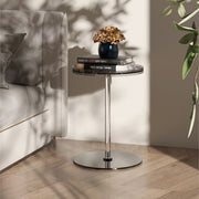 MOMO Acrylic Bedside Table | Round Pedestal | 4 Colors - alternate view 5
