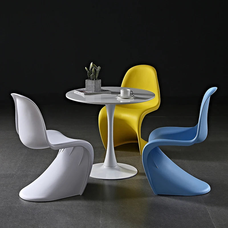 MOMO Ins Pandong Chair Plastic Leisure Chair Dining Chair