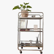 MOMO Metal Shelf | Multi-Tier Rolling Storage Rack | Mobile Floor Shelving Unit - alternate view 2
