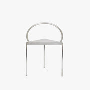 MOMO Iron Dining Chair | Circle Back Geometric Chair | Triangular Seat Accent Dining Chair - alternate view 2