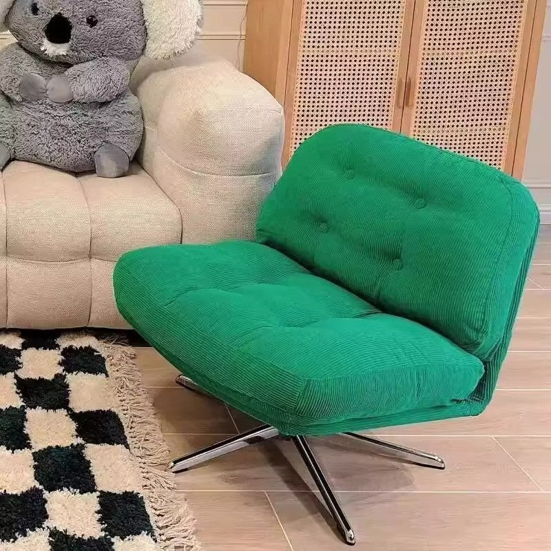 MOMO Bauhaus Sofa Chair | Tufted Swivel Lounge Chair | Multi-Color Single Seat