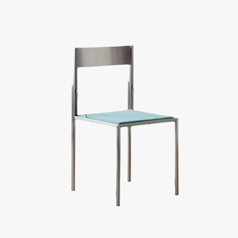 MOMO Stainless Steel Dining Chair | Colorful Minimalist Chair for Dining Room & Kitchen - alternate view 2