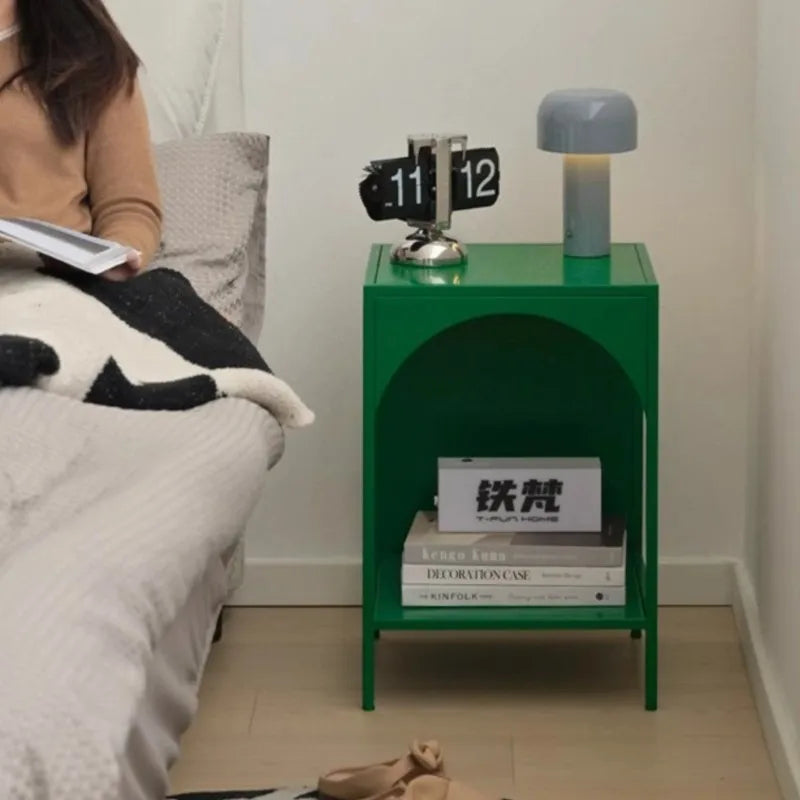 MOMO Living Room Side Shelf Bedroom Bedside Small Coffee Table