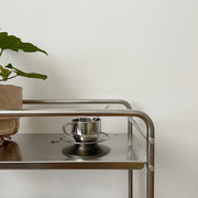 MOMO Metal Shelf | Multi-Tier Rolling Storage Rack | Mobile Floor Shelving Unit - alternate view 4