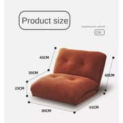 MOMO Folding Lazy Sofa Chair | 42-Level Adjustable Recliner | Plush Floor Lounger - alternate view 8