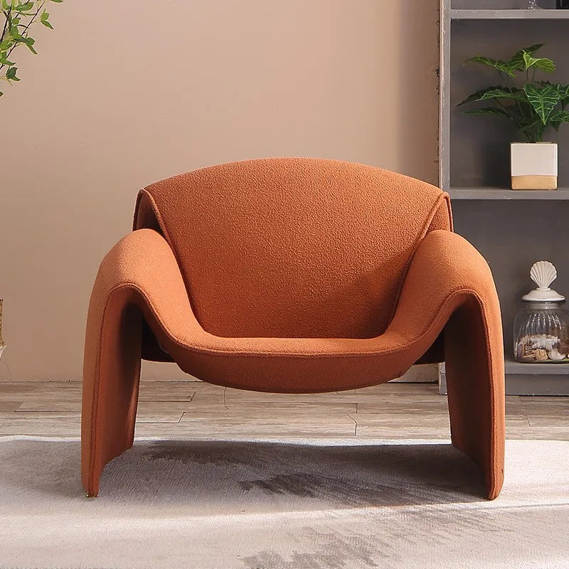MOMO Wide-Arm Lounge Chair | Low-Profile Sculptural Accent Chair