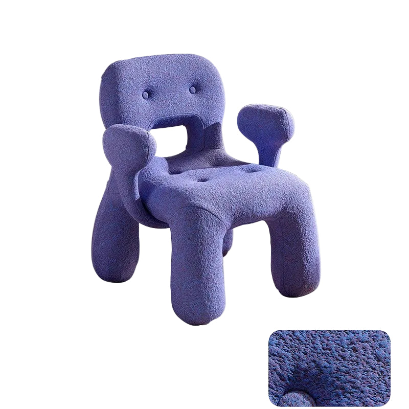 MOMO Cookie Shaped Chair | Sculptural Lounge Chair | 4 Colors - alternate view 9