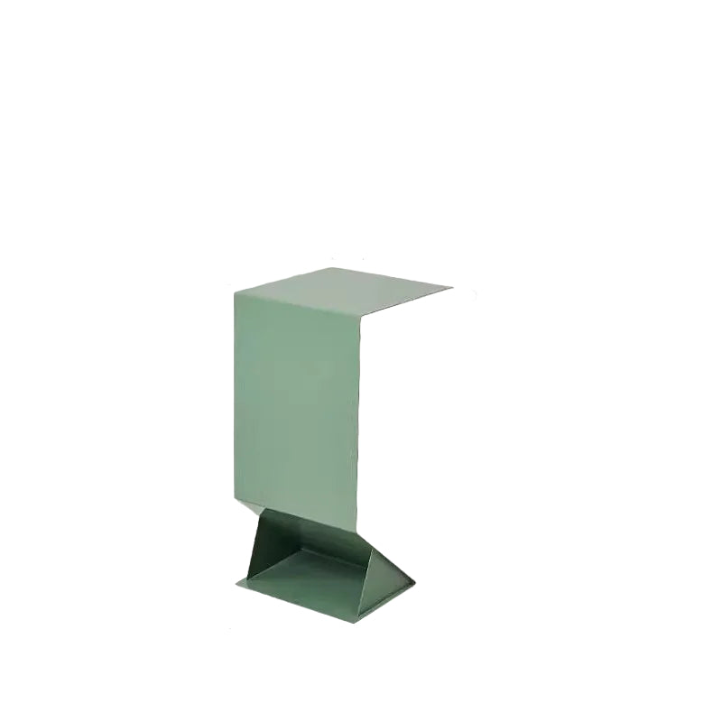 MOMO Z-Form Iron Side Table | Sculptural Accent Table for Living Room & Bedroom - alternate view 8
