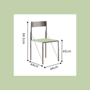 MOMO Stainless Steel Dining Chair | Colorful Minimalist Chair for Dining Room & Kitchen - alternate view 12