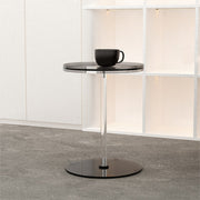 MOMO Acrylic Bedside Table | Round Pedestal | 4 Colors